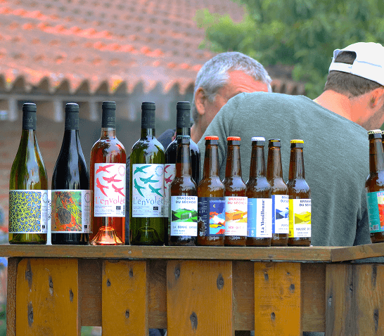 Vente directe à la brasserie
